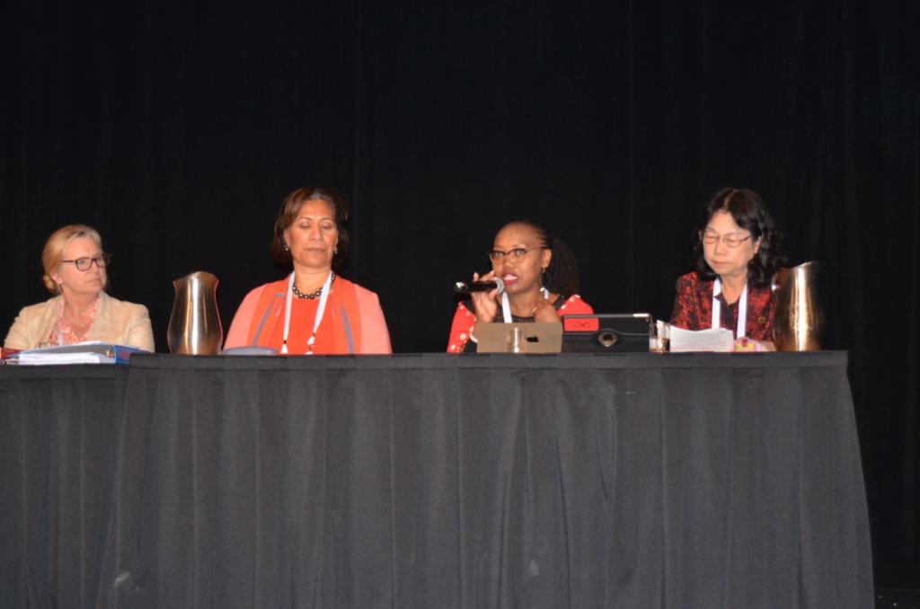 NCKenya's tweet photo. Regulatory reforms are crucial to shaping a robust &amp; sustainable nursing workforce that can effectively address future challenges in healthcare- Registrar/CEO @EdnaTallam during #ICNCongress main session: Driving the professional practice of nursing through regulation &amp; education https://t.co/FT8Bub6jtV
