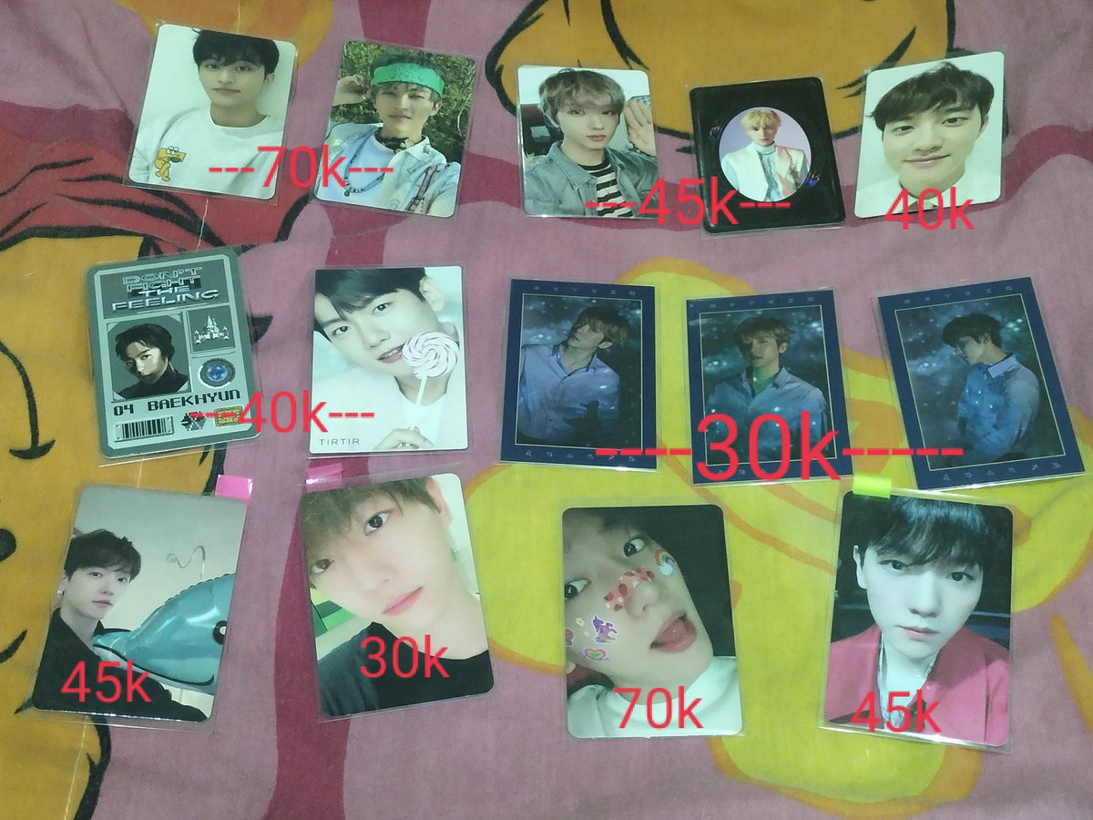 ayibyun's tweet photo. WTS karena stop collect🥺🙏🏻
Ket : --- dijual set
PC baekhyun Mark Kyungsoo Hendry jisung nct Exo WTB WTT https://t.co/62w7K8jI8M