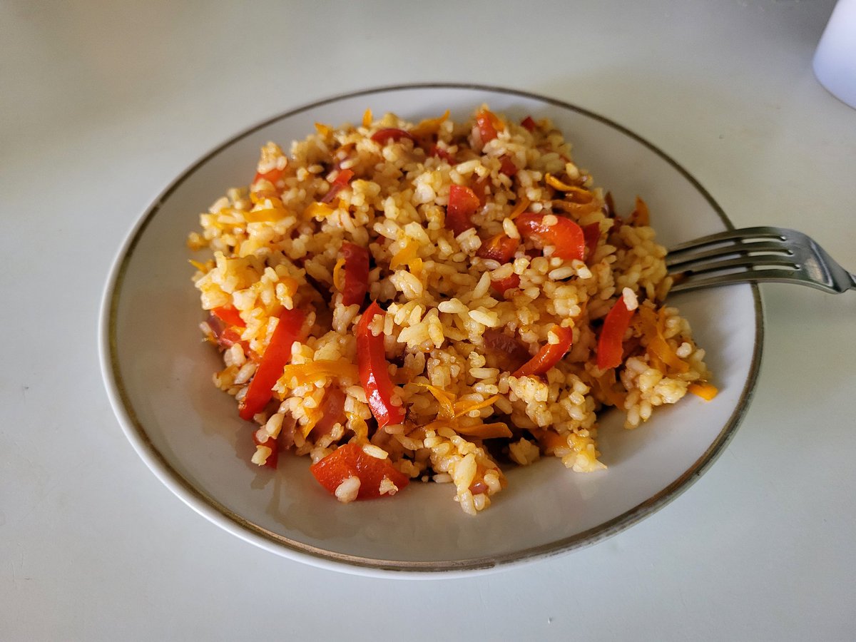 AstroWayfarer's tweet image. #breakfast #vegetarianbreakfast #morningcooking 

У гэты раз вырашыў нешта новае паспрабаваць. 
Атрымалася смачна. Магчыма ўсё ж такі ёсьць нейкі талент да гатоўкі))🤤👨‍🍳