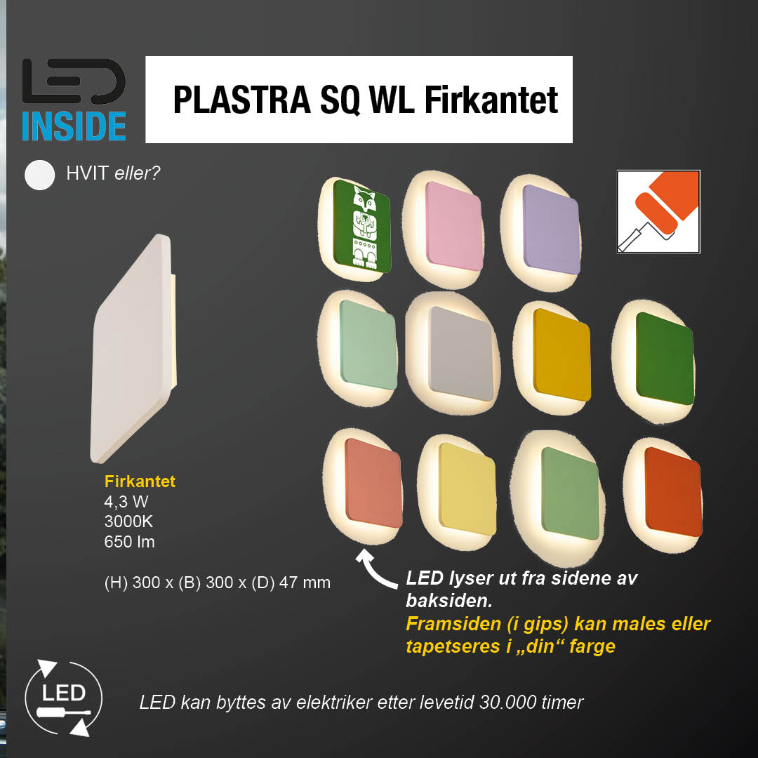 slvnorway's tweet image. SLV PLASTRA SQUARE WL 😍 MALING- OG-TAPETSÉRBAR SOM KAN FØLGE DEG HELE LIVET 

Se mer online:➡️  bit.ly/44jYI7q

#slv #slvlys #experiencelight #plastra #veggarmatur #dekorbelysning #innendørsbelysning #BW22 #ELNR #EFObasen #elektriker #elektrogrossist
