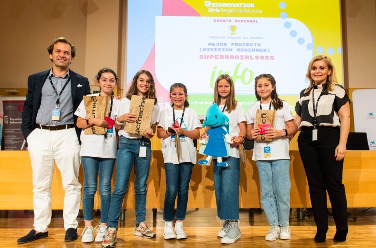 El programa #TechnovationGirls reconoce a nivel europeo el trabajo de un equipo de niñas de Murcia ▶️ murciastartup.com/articulo/ecosi… #vocacionesemprendedoras #stem #steam