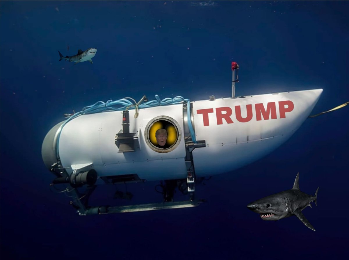 #NowPlaying tonight's show:

'IMPLOSION'

Mashing up #StocktonRush and the #Oceangate tragedy/scandal with the #Trump situation:

#SubGenius
#titanicsubmarine
#submarinemissing

til 7am PDT

bit.ly/3jTP5L5

Spoiled, entitled rich guy, flaunting all the rules... (cont.)
