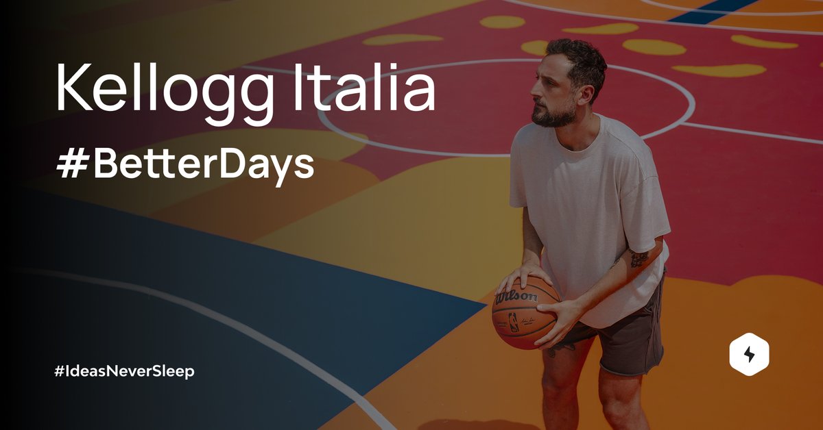 Caffeina con #KelloggItalia per il lancio di #BetterDays e la riqualificazione di due campi da basket a favore della comunità⚡

Un’iniziativa che ci ha permesso di lasciare un segno concreto a tema benessere
…con 2 ambassador d’eccezione 👀
Tappa qui👉 rebrand.ly/Kellogg-Italia…