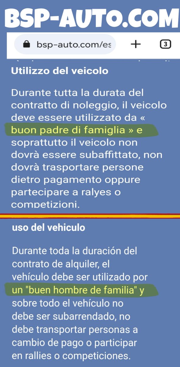 Buenas! Si eres mujer o un pieza de hombre no puedes alquilar coches en bsp-auto... Hola? siglo XXI🤔 #viral #news #Unfair #fyp <a href="/elmonaguillo/">El Monaguillo 🍆</a> <a href="/navedelmisterio/">Iker Jiménez</a> no se a cuál de vosotros os quedaría mejor dar esta noticia 😂