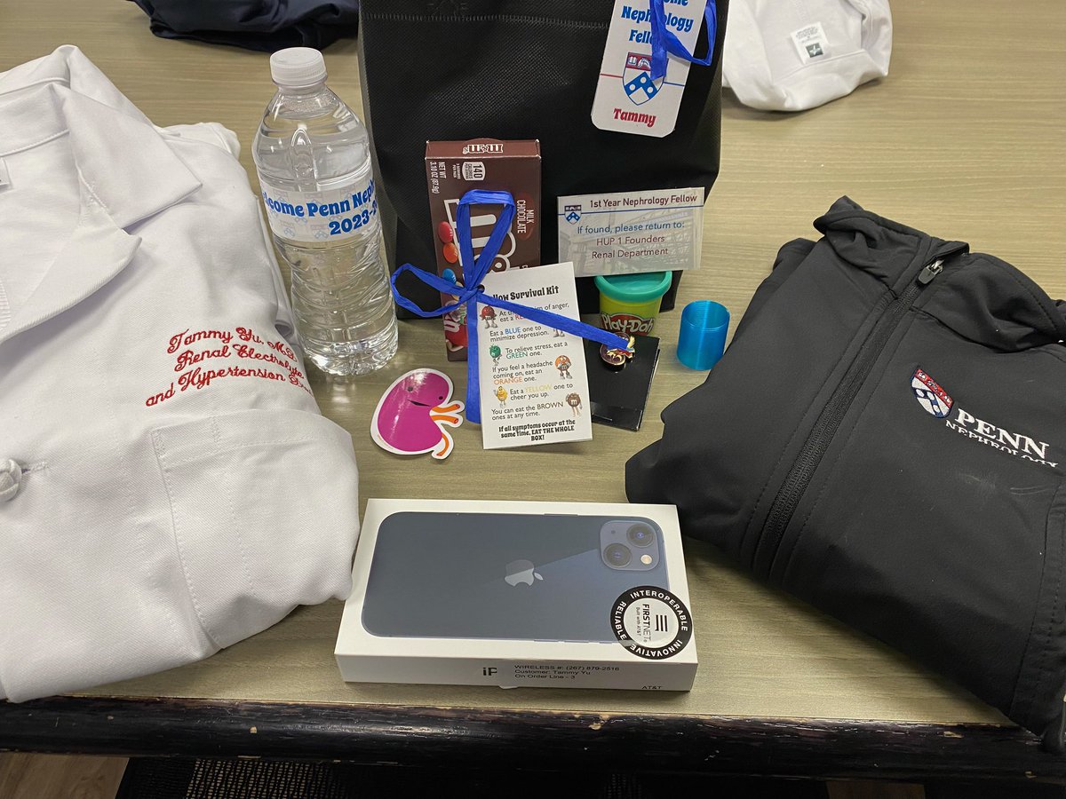 Laura Watabu (@lwatabu) on Twitter photo 1st day of fellowship for new <a href="/PennKidney/">Penn Kidney</a> fellows. We got your swag ready😁
#nephrology
#swag 1st day of fellowship for new <a href="/PennKidney/">Penn Kidney</a> fellows. We got your swag ready😁
#nephrology
#swag