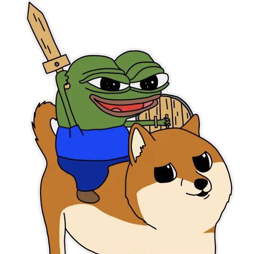 taking the dogs for their morning walk $PEPE