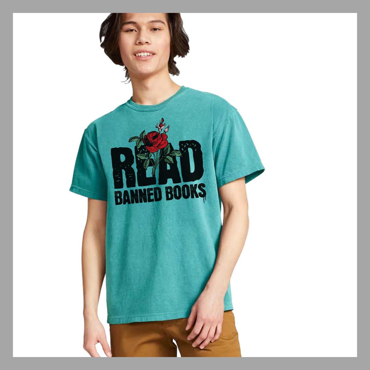 We believe in the freedom to read and publish, which are essential aspects of a free society. Wear this tshirt proudly, make a statement and show your support for the right to explore diverse ideas and perspectives. #readbannedbooks #fightcensorship #booklovershirt