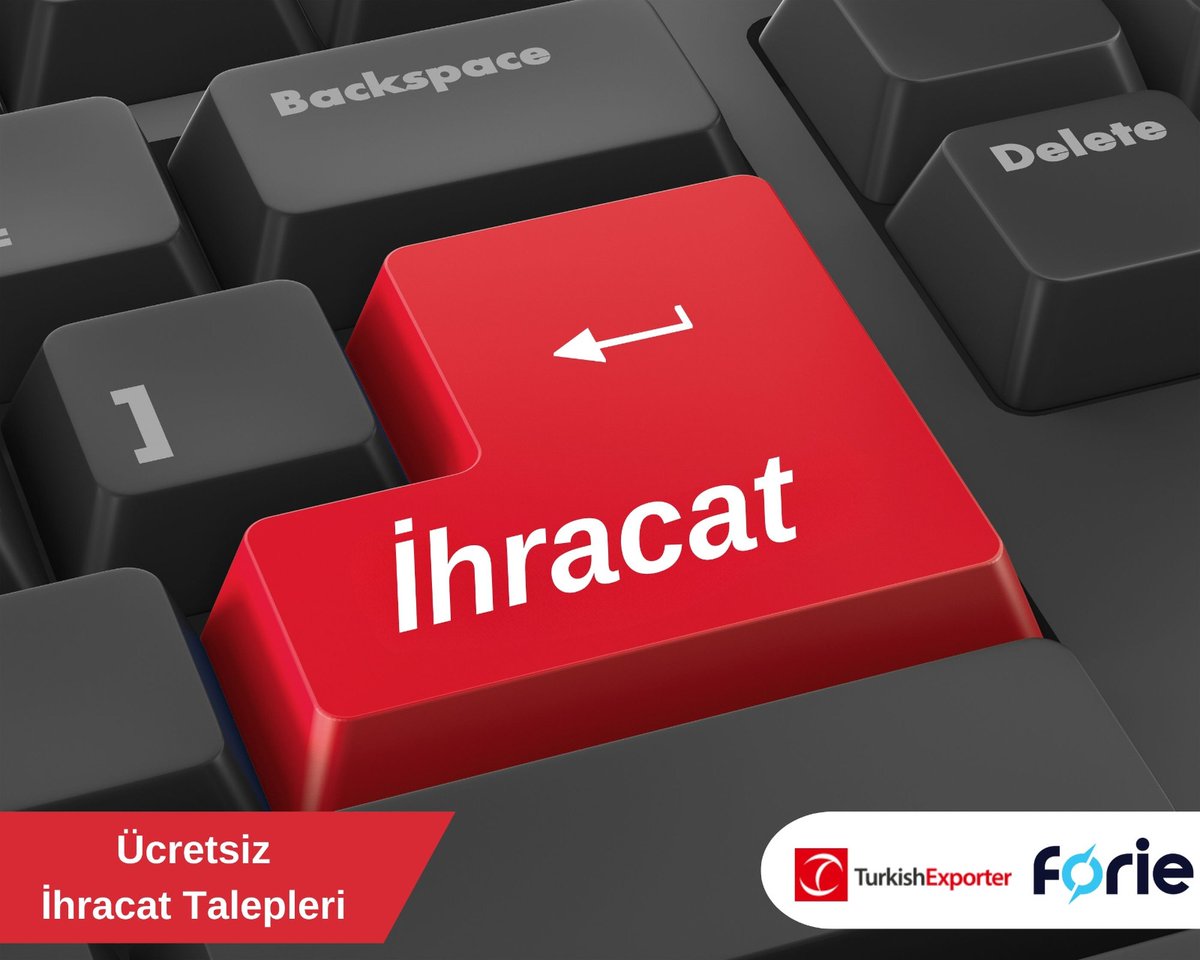 TurkshExporter's tweet photo. Ücretsiz Okunabilir İhracat Talepleri
03 Temmuz 2023

Rusya – Deri çanta, kemer ve cüzdan ithalatı
Libya – Türkiye’den shrink film almak istiyor
Lübnan - lavaş için Türkiye’den distribütörlük istiyor

Hindistan – Nazar boncuğu alımı
Libya – Yoğurt tesisi makineleri ithal edecek
Lübnan – Ofis sandalyesi parçaları alacak
BAE – Türkiye’den su ithal edecek 

https://t.co/NBJCKbAE8Z