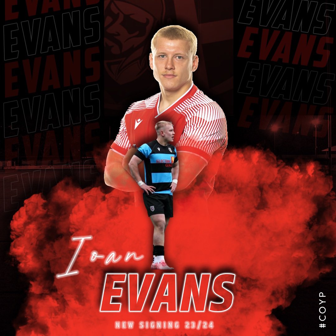 CornishPirates1's tweet photo. 𝐍𝐄𝐖 𝐒𝐈𝐆𝐍𝐈𝐍𝐆✍🏻

We are delighted to announce the signing of @Ioan_Evs on a one year deal. The Welsh centre began pre-season with the rest of the squad earlier today.  

🔗 https://t.co/N9G3MUxPia

#COYP https://t.co/XIMD8RlDnD