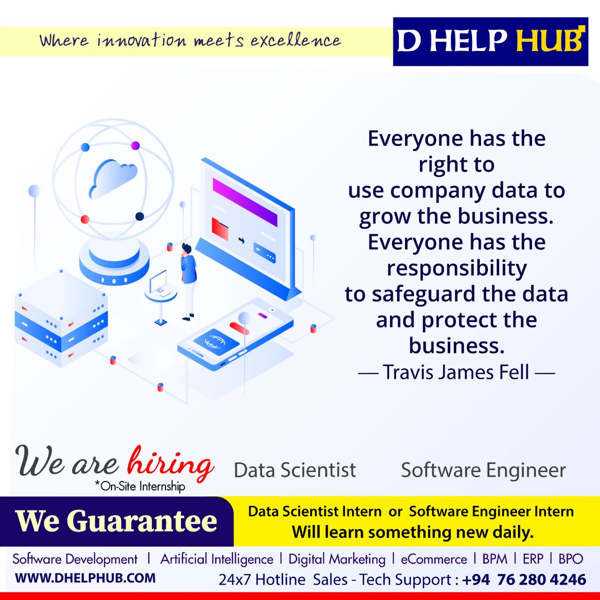dhelphub's tweet photo. D HELP HUB 
- Software Development | Artificial Intelligence | Digital Marketing | eCommerce | BPM | ERP | BPO 
https://t.co/aarODjaRk2 https://t.co/hS5fNr0n8t