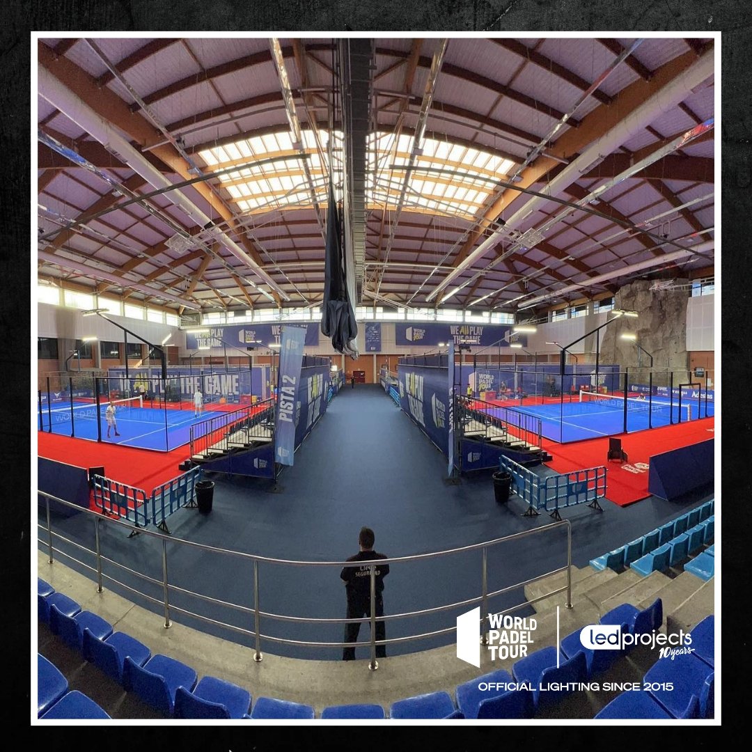 LedProjects's tweet photo. 👉🏽 Nuestro modelo #LedProjects TV WPT 12x240w ya ilumina las 4️⃣ Pistas instaladas en la 📌 Universidad Politécnica de Valencia en la disputa del #wptvalènciaopen🔥 de @WorldPadelTour

Led Projects, #IluminacionoficialWPT

#ledlighting #ledlights #ledsports #WPTOfficialLighting https://t.co/FbWgoHONgL