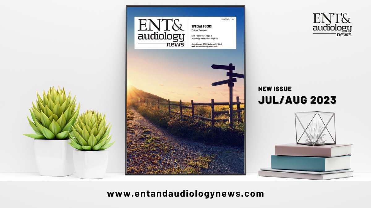 📢The Jul/Aug issue of ENT &amp; Audiology News is finally here, and it’s all about giving trainees the spotlight. Learn from their experiences, challenges, and success stories and hear words of wisdom from senior colleagues. links below👇

#ENTAuds #ENTTrainees #FutureLeaders
