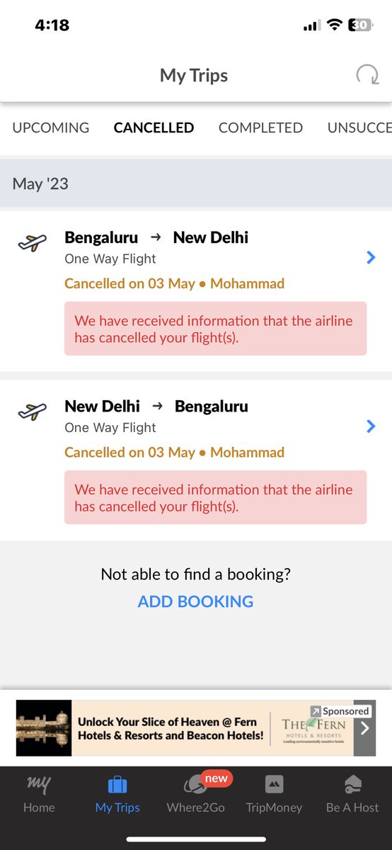 ZaidShafiq786's tweet photo. @makemytrip @GoFirstairways @JM_Scindia i have booked 2 flights  on makemytrip and both got cancelled by airline and its been 2 months and i haven’t got any refund from @makemytrip also the airline has refunded them  i have proof of credit note from airline i received it on mail https://t.co/ZVQjN8ExlM