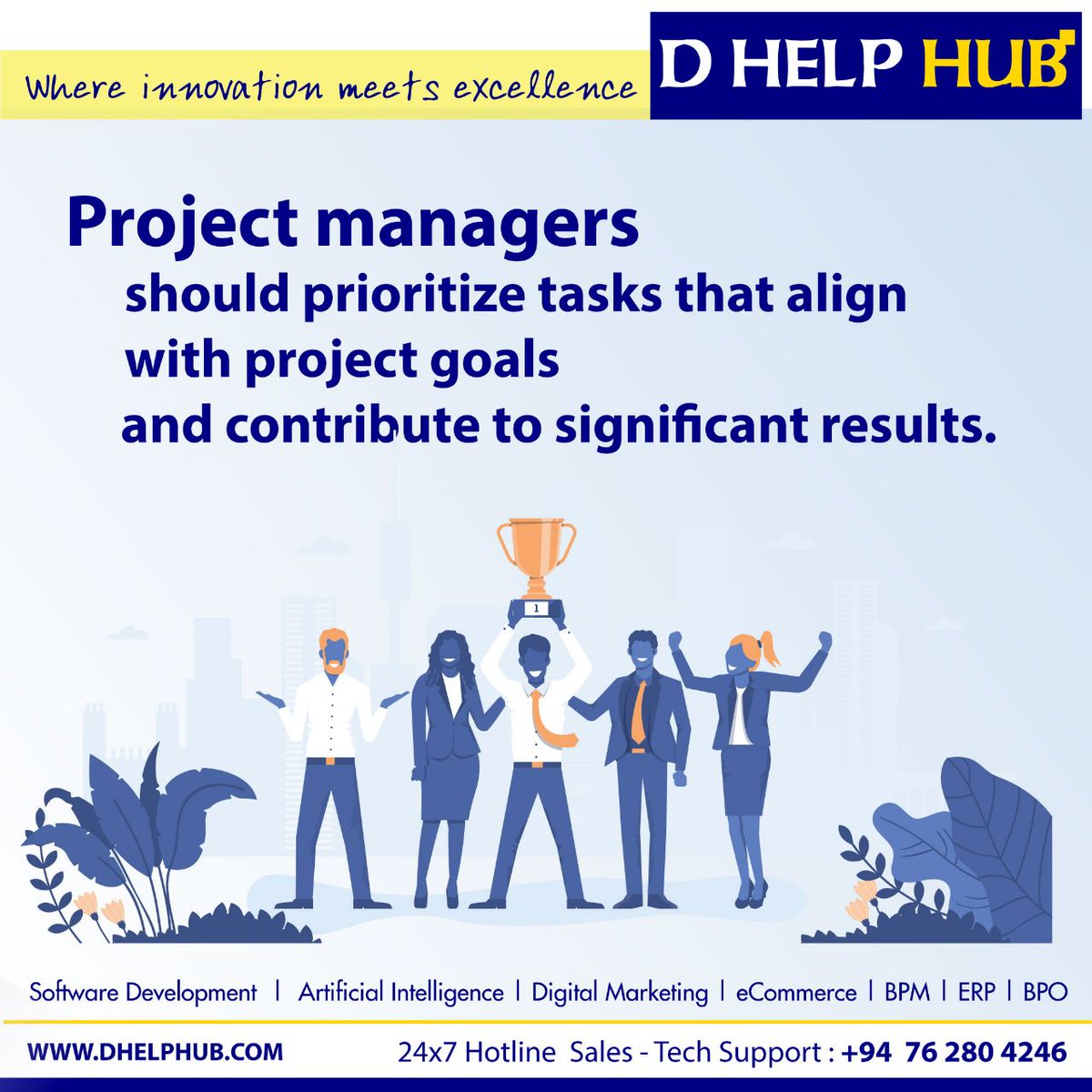 dhelphub's tweet photo. D HELP HUB 
- Software Development | Artificial Intelligence | Digital Marketing | eCommerce | BPM | ERP | BPO 
https://t.co/aarODjaRk2 https://t.co/9YOAQQJMmz