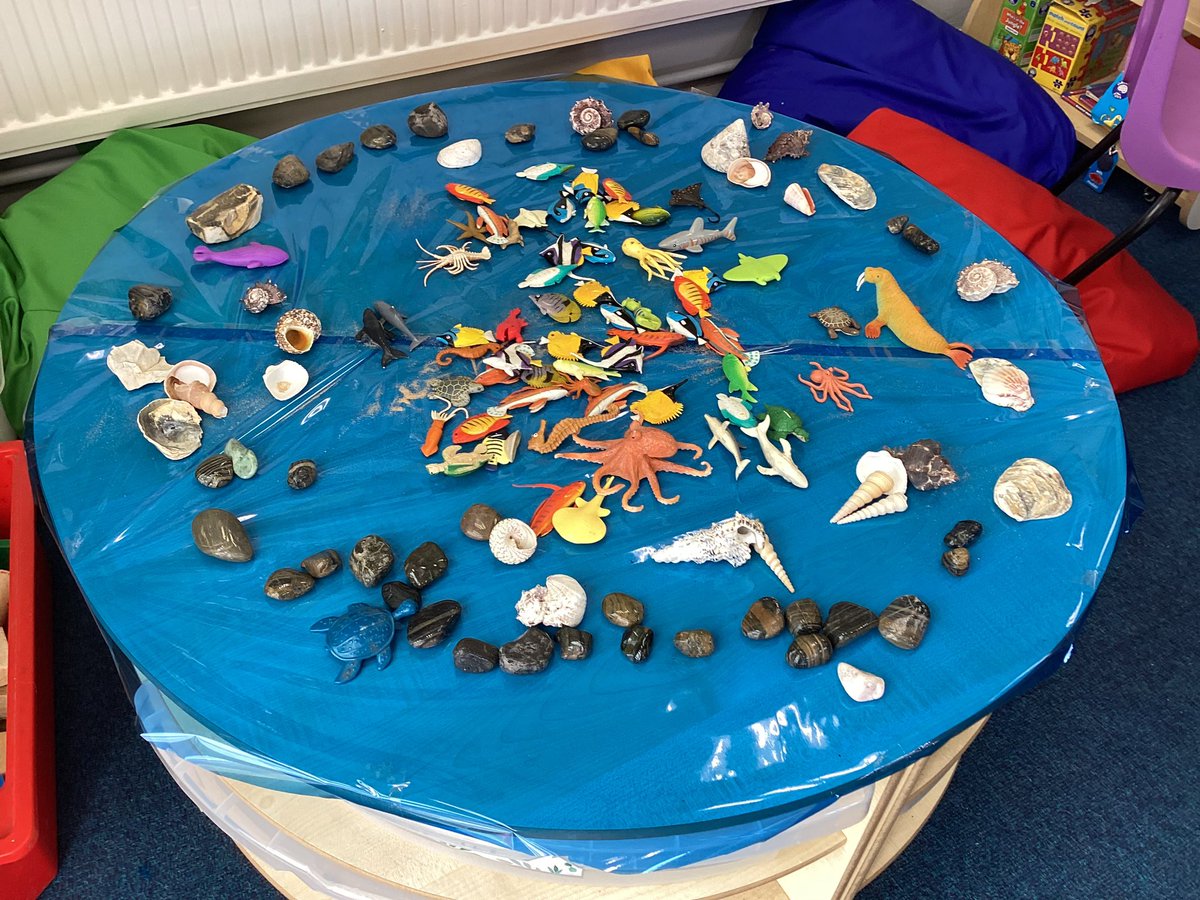 DigbyPrimary's tweet photo. There’s a Commotion in the Ocean in Pixies class today… we are very excited to visit our under the sea area #SpiresEYFS #SpiresOutdoorLearning #CommotionInTheOcean https://t.co/13jMpAtaLv