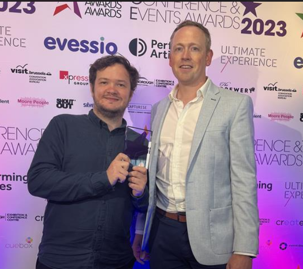 A huge congratulations to our events team 🥂 On Friday we were awarded Bronze in the category 'Best Events Team - Venue' at the @GlobalConfNet Conference and Events Awards.