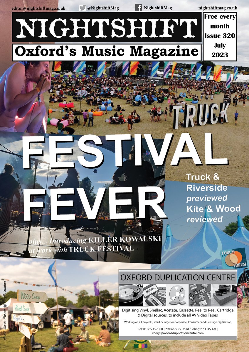 Just to let you know, rather belatedly because weekend, July's <a href="/NightshiftMag/">Nightshiftmusicmag</a> is out in print where you'd hope and expect t find it. Or read digitally at nightshiftmag.co.uk/2023/jul.pd