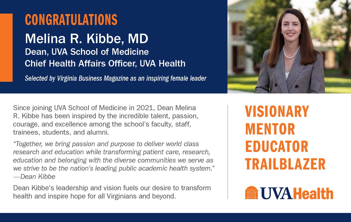 UVA School of Medicine tweet media