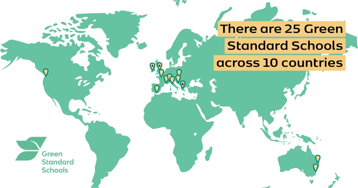 Change isn't easy, so we're delighted to see more language schools taking environmental action and considering sustainability. 

There are now 25 accredited #GreenStandardSchools across 10  countries!

If you are committed to a positive impact, join us: greenstandardschools.org