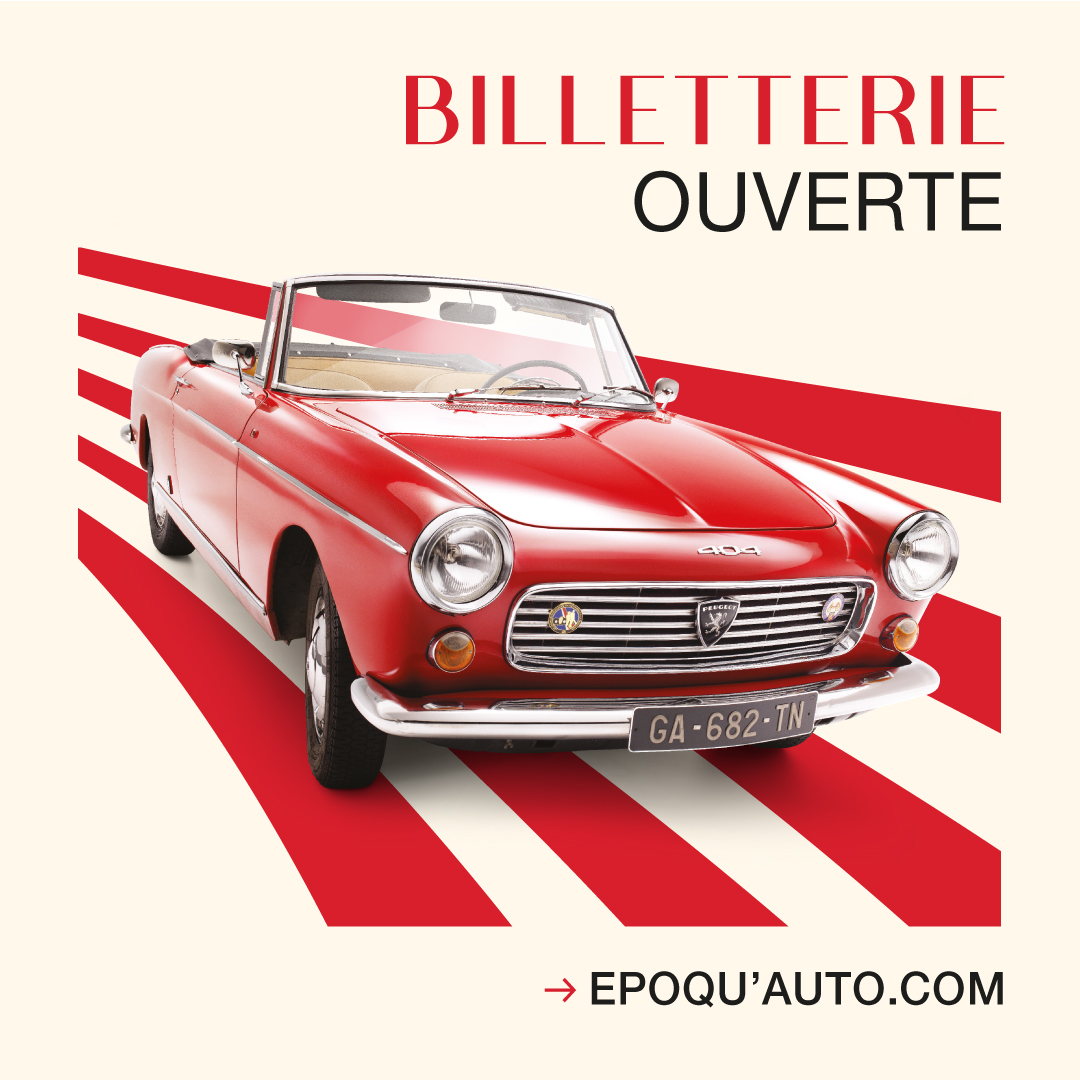 Salon_EpoquAuto's tweet photo. — BILLETTERIE OUVERTE ! 🏁
La billetterie est désormais ouverte ! Vous pouvez dès à présent réserver vos billets pour assister à la 44ème édition du Salon Epoqu’auto qui aura lieu le 10, 11 et 12 novembre 2023 à Eurexpo Lyon ! ✨ https://t.co/Z7NpgCjR00