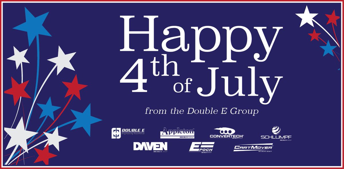 convertechinc's tweet photo. Wishing everyone a safe and happy Independence Day! 🇺🇸
Our offices will be closed on July 3rd &amp; July 4th for the holiday. Regular business hours will resume on July 5th. https://t.co/t9Rsqrv92u
