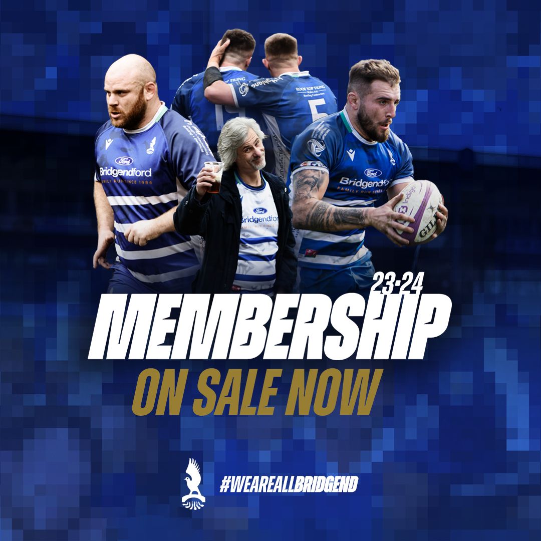 𝐂𝐥𝐮𝐛 𝐌𝐞𝐦𝐛𝐞𝐫𝐬𝐡𝐢𝐩 2️⃣3️⃣*️⃣2️⃣4️⃣ now on sale! 🤩

🎟️ Membership includes admission to all 12 home <a href="/IndigoPrem/">The Indigo Prem</a> matches at Dunraven Brewery Field.. plus a range of other benefits!
🎟️ Prices start at just £95

𝐆𝐄𝐓 𝐘𝐎𝐔𝐑𝐒 ⬇️
bridgendravens.co.uk/membership 

🔵⚪