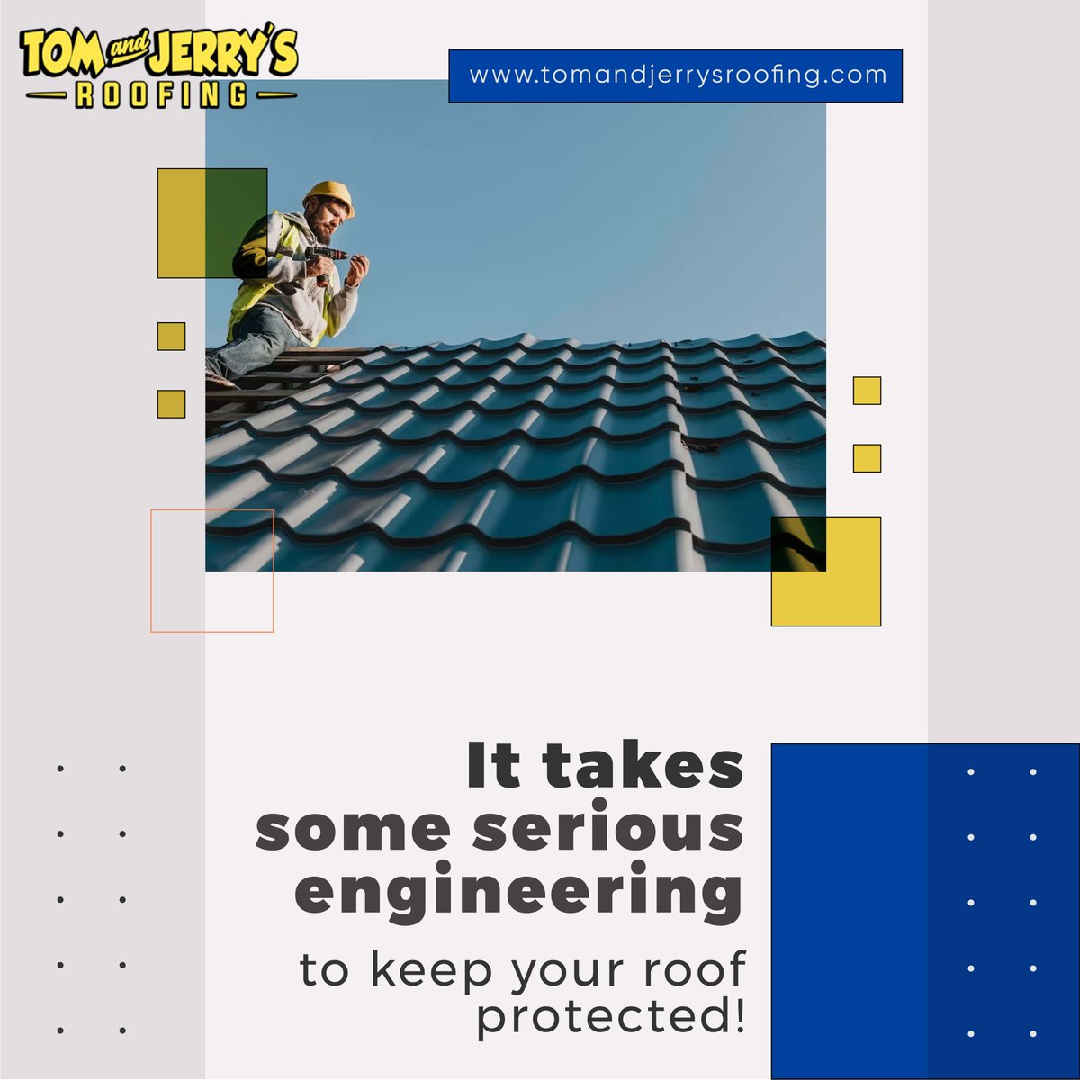 Roofs may age, but with Tom and Jerry's Roofing, they can always shine like new. Our expertise knows no bounds, turning old roofs into lasting masterpieces. Experience the magic of restoration!

#RoofRevival #TomandJerry’sroofing #RoofingFacts #ResilientRoofs