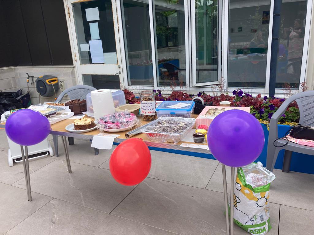 All set for our Big Tea Party! Come and see Sam and Carmen for a cuppa and cake! ☕️🍰🫖🧁#TheBigTea #NHS75 <a href="/ESHTNHS/">East Sussex Healthcare NHS Trust</a>