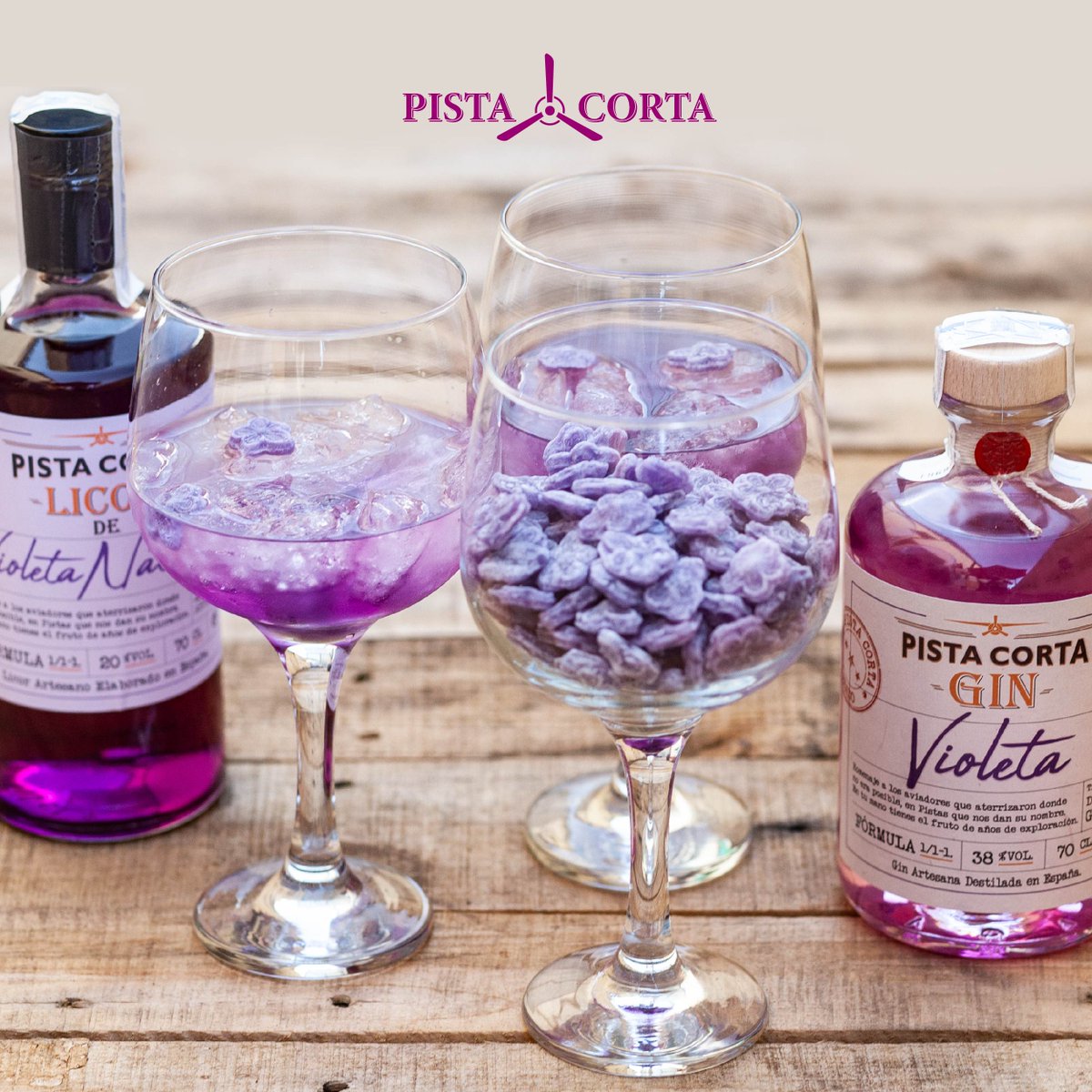 Sabor a violeta para escoger 💜...
.
.
.
.
.
#pistacorta #ginpistacorta #licordevioleta #caramelodevioleta