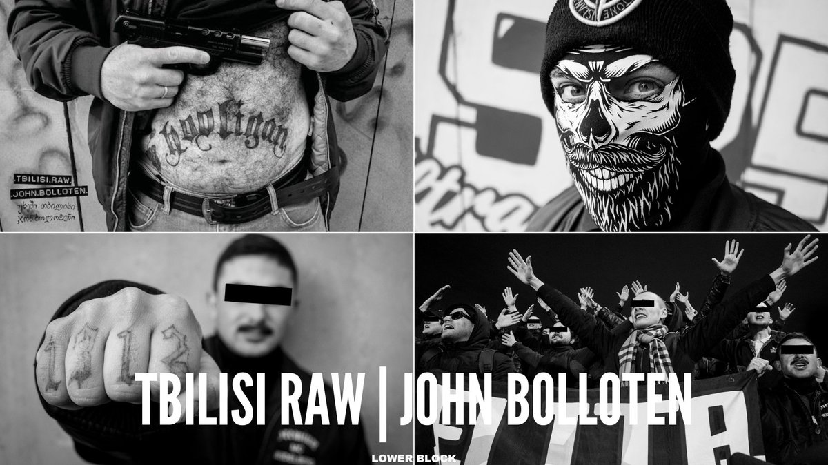 LowerBlock's tweet photo. Photographer goes inside the brutal world of Dinamo Tbilisi far-right football Ultras group for new photo book.
Full feature | https://t.co/26dNjdaFkR
#footballultras #documentaryphotography #dinamotbilisi https://t.co/kQ0C2OS9QK