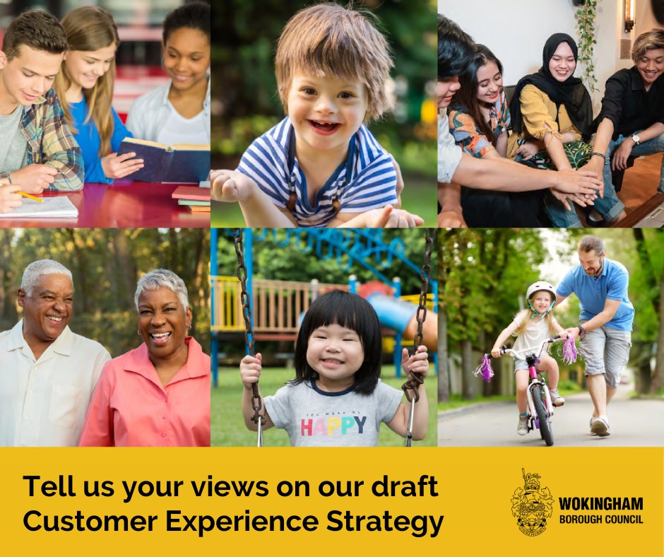 We want to make interacting with us easy and a positive experience 😊

We recognise the need to become more consistent in our approach and supportive when customers access our services 👍 

Take part in our draft Customer Experience Strategy 👉 news.wokingham.gov.uk/news/putting-p…