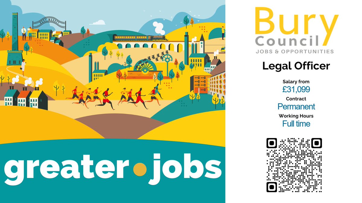 BuryCouncilJobs's tweet photo. 💼NEW VACANCY - Legal Officer
🫵 This is a fantastic opportunity to join our amazing legal team which will give you the opportunity to develop your legal career and expertise.

Take a closer look - https://t.co/QGdqPLSOGQ https://t.co/BcoQ67uRub