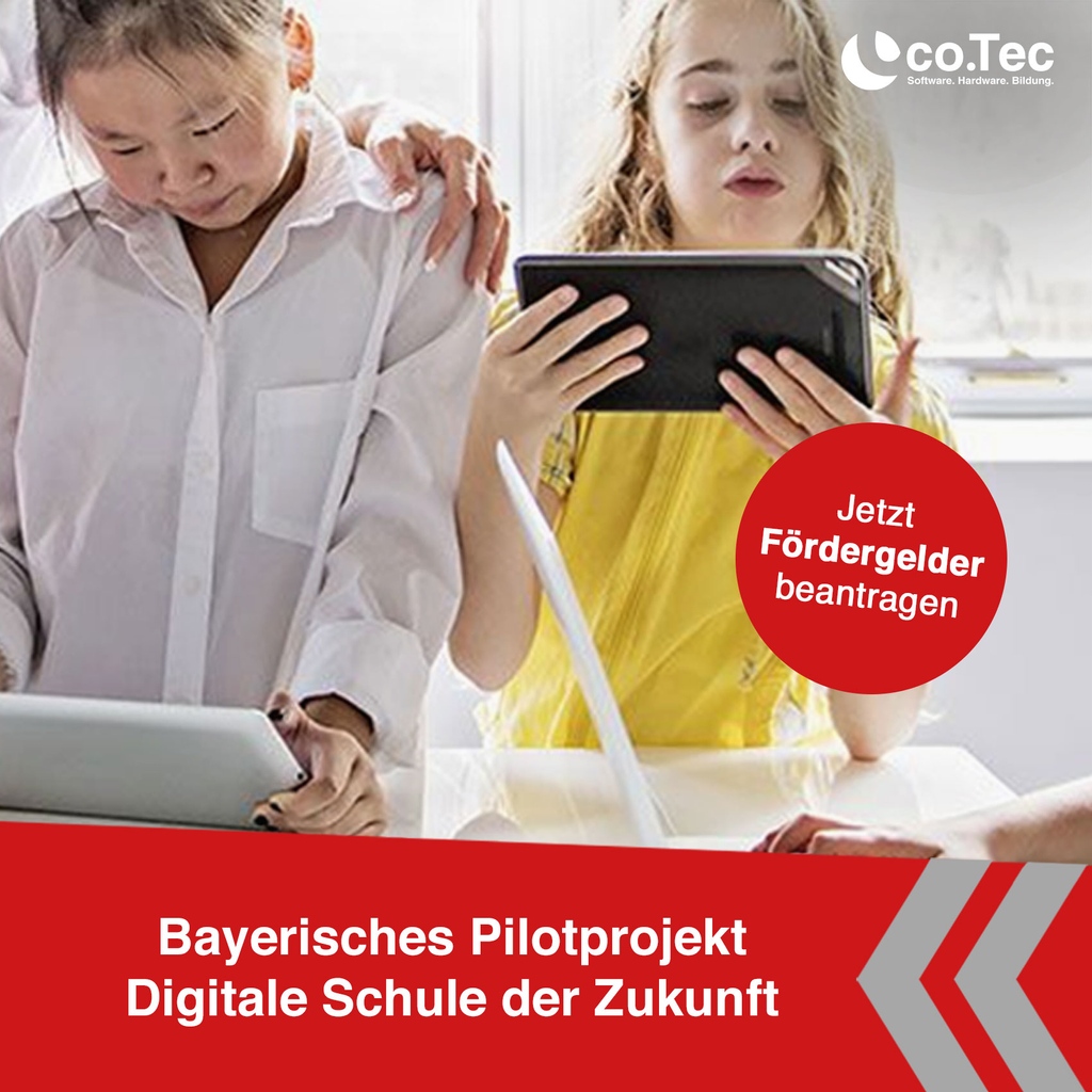 Der Pilotversuch "Digitale Schule der Zukunft" dreht eine weitere Runde. 🙌
Wir verraten, worauf es ankommt und wie Sie möglichst unkompliziert Hardwareempfehlungen für die Eltern Ihrer SchülerInnen aussprechen.

↪ cotec.de/Digitalisierun…

#fördermittel #twitterlz #twlz