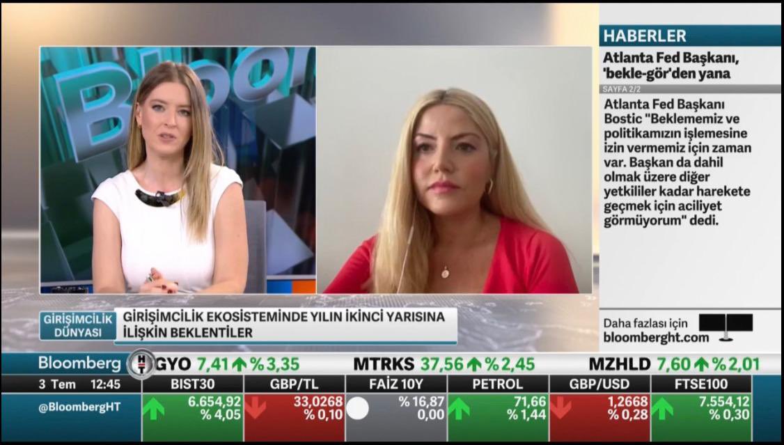 Keiretsu Forum Türkiye Genel Müdürü Duygu Eren, bugün Bloomberg HT’de "GİRİŞİMCİLİK DÜNYASI" programına konuk oldu. Ağırlıklı olarak girişimcilik ekosisteminde yılın ikinci yarısındaki beklentiler, Keiretsu Forum Türkiye olarak 2023 yılında yaptığımız yatırımlarımız 👉🏼