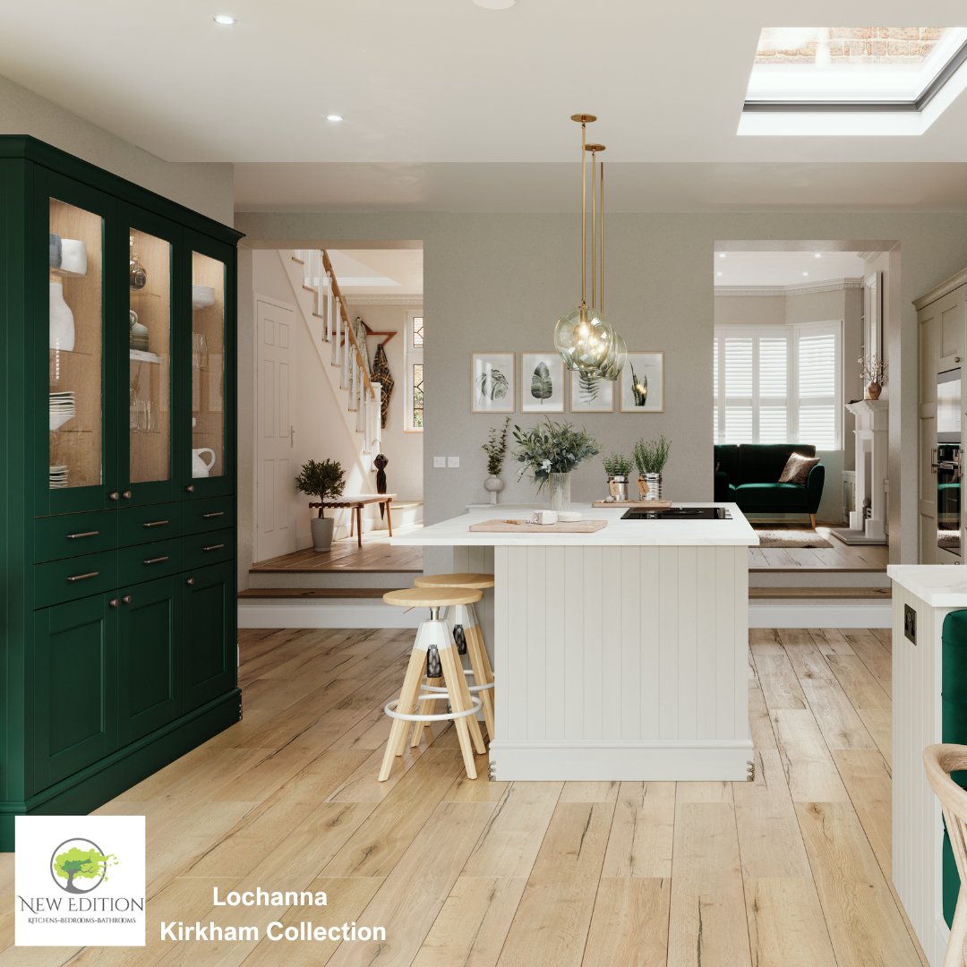 Create an exquisite design at a fraction of the cost of a real wood shaker door, the Kirkham collection by @LochAnnaKitchen brings a touch of classic style to this woodgrain effect door. New Edition Ltd is an approved LochAnna specialist. 01492 530 162