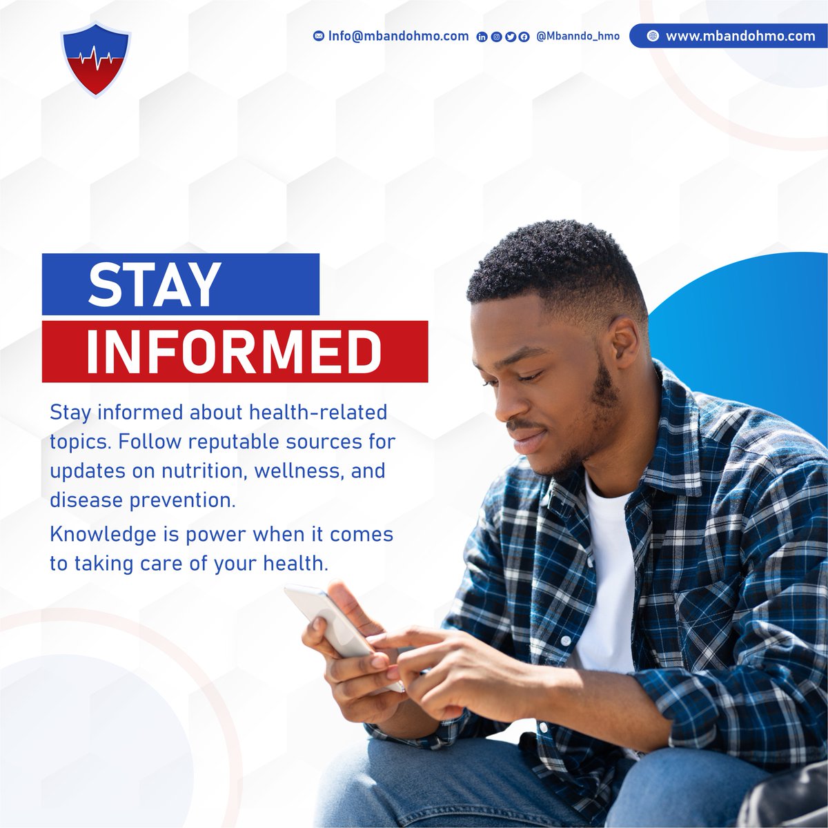 mbando_hmo's tweet photo. Stay informed about health-related topics. Follow reputable sources for updates on nutrition, wellness, and disease prevention. Knowledge is power when it comes to taking care of your health.
@josubele
#mbandohmo #mbandocare #healthcare #healthpromotion #safetyprecaution https://t.co/AphWvhzL3q
