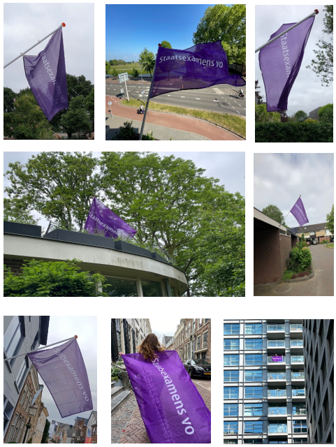 De hele zomer zijn kandidaten bezig met #staatsexamens vo. Wij hangen de vlag uit voor de mensen die al geslaagd zijn. De kandidaten die nog aan de bak moeten, wensen we heel veel succes! We geven het digitale vlaggenstokje door aan de Zuiderbos school in Vught #vlagstafette.