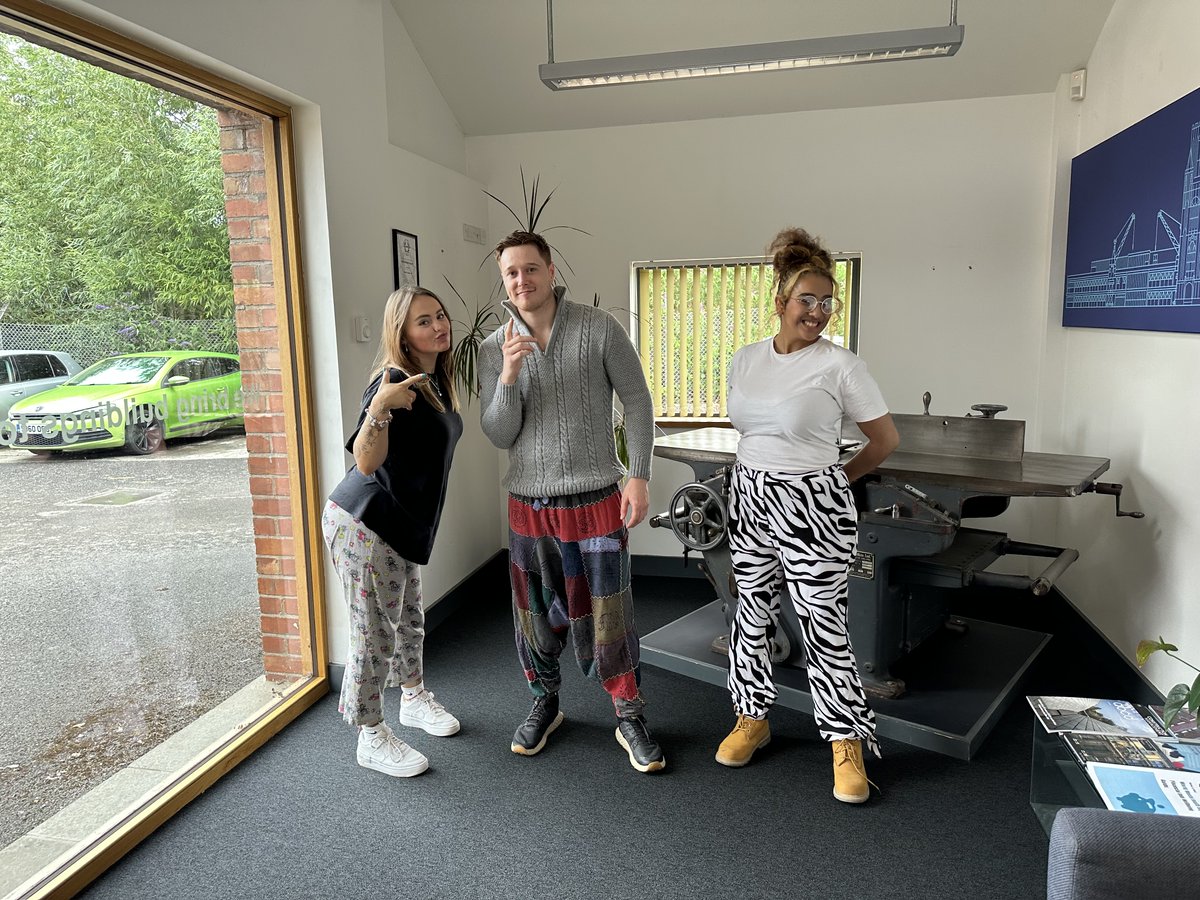 Happy Monday!

Just before the weekend our team collectively participated in the Wallace &amp; Gromit's Grand Appeal “Wrong Trousers Day” to support the Bristol Childrens Hospital. Members of staff were seen sporting a large array of funky bottoms and looking fabulous while doing so.