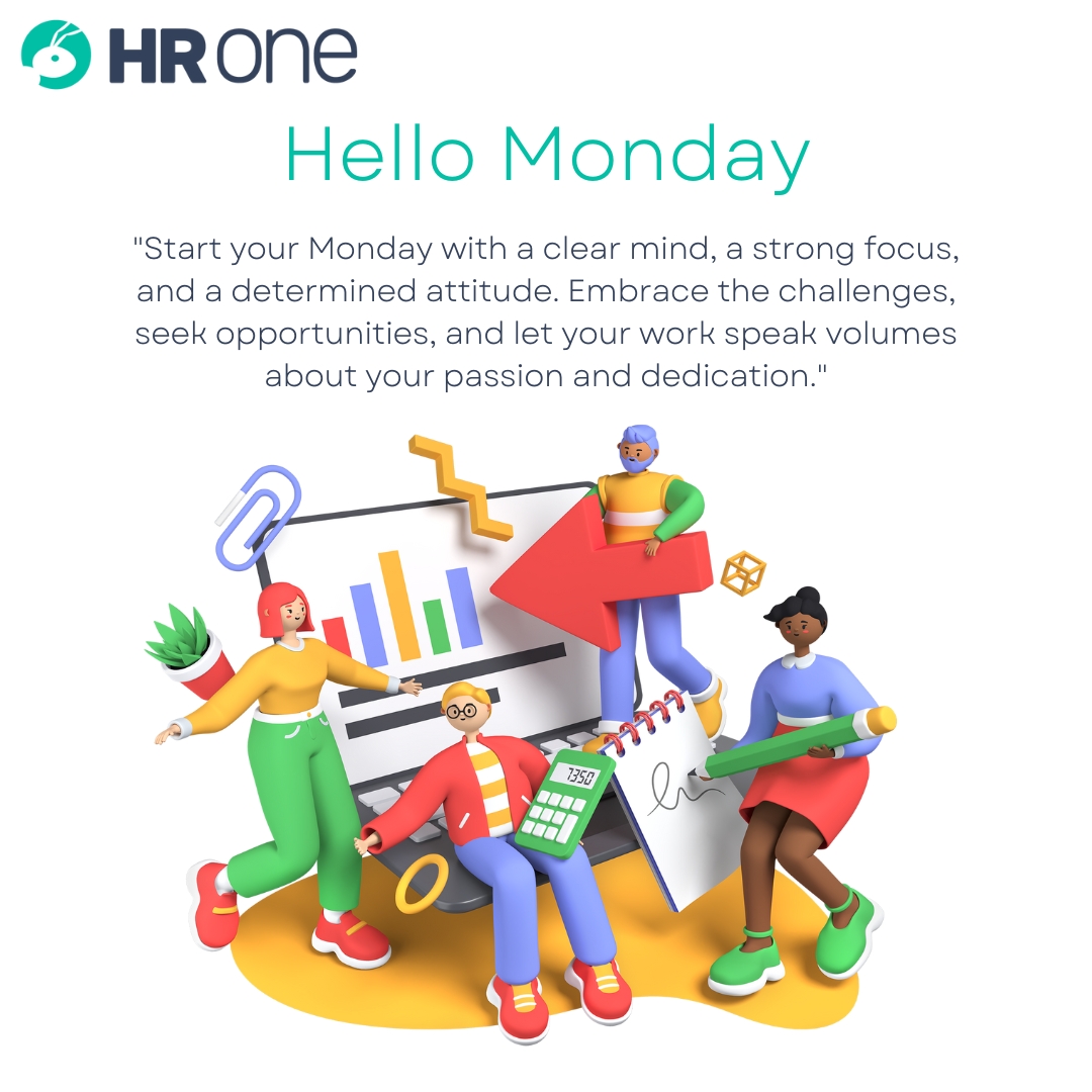 hronecloud's tweet photo. Everyone faces "MONDAY BLUEs" 😮💨
What if we make it a "MONDAY NEW" 🤩
Approach to start the week with a positive attitude, a zeal every Monday. 💪
#Mondayzeal #HappyMonday #HROne #MondayMood #MondayMotivaton https://t.co/hjOtukC2TP