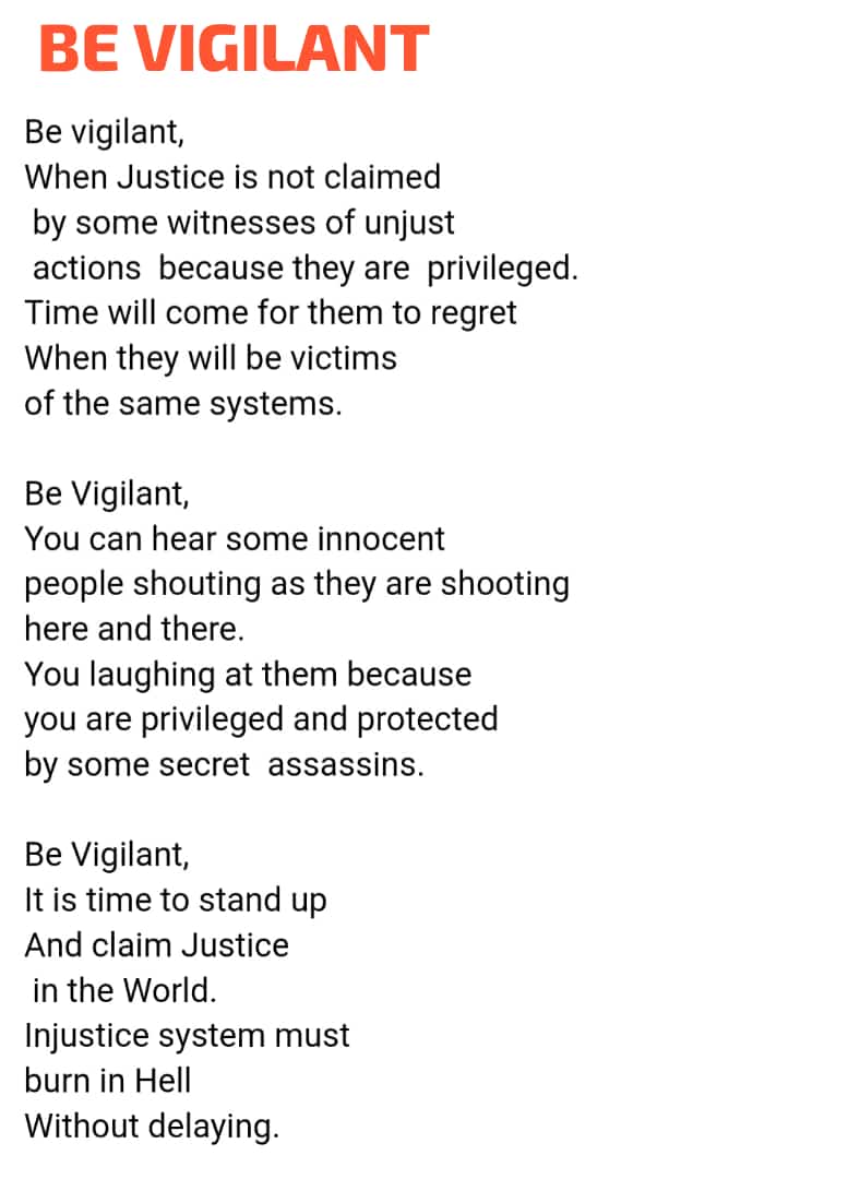 africa_up's tweet photo. #POEM : BE VIGILANT 
#poetrycommunity 
#poetrytwitter 
#poetrylovers 
#poetryposts
#Africaupmedia24 https://t.co/oFSEwIjWts