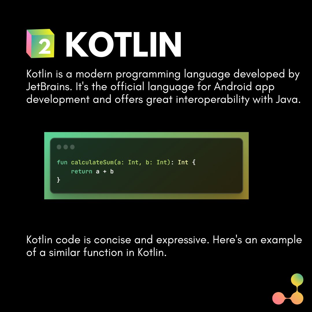 excellentweb's tweet image. 🚀 Swift, Kotlin, and Dart (Flutter) - three powerful contenders in the world of app development! 🌟
Which one is your go-to choice? Let us know in the comments below! ⌨️💡
#Swift #CodeComparison #AppDevelopment #Programming #flutterdeveloper #kotlindeveloper #developers