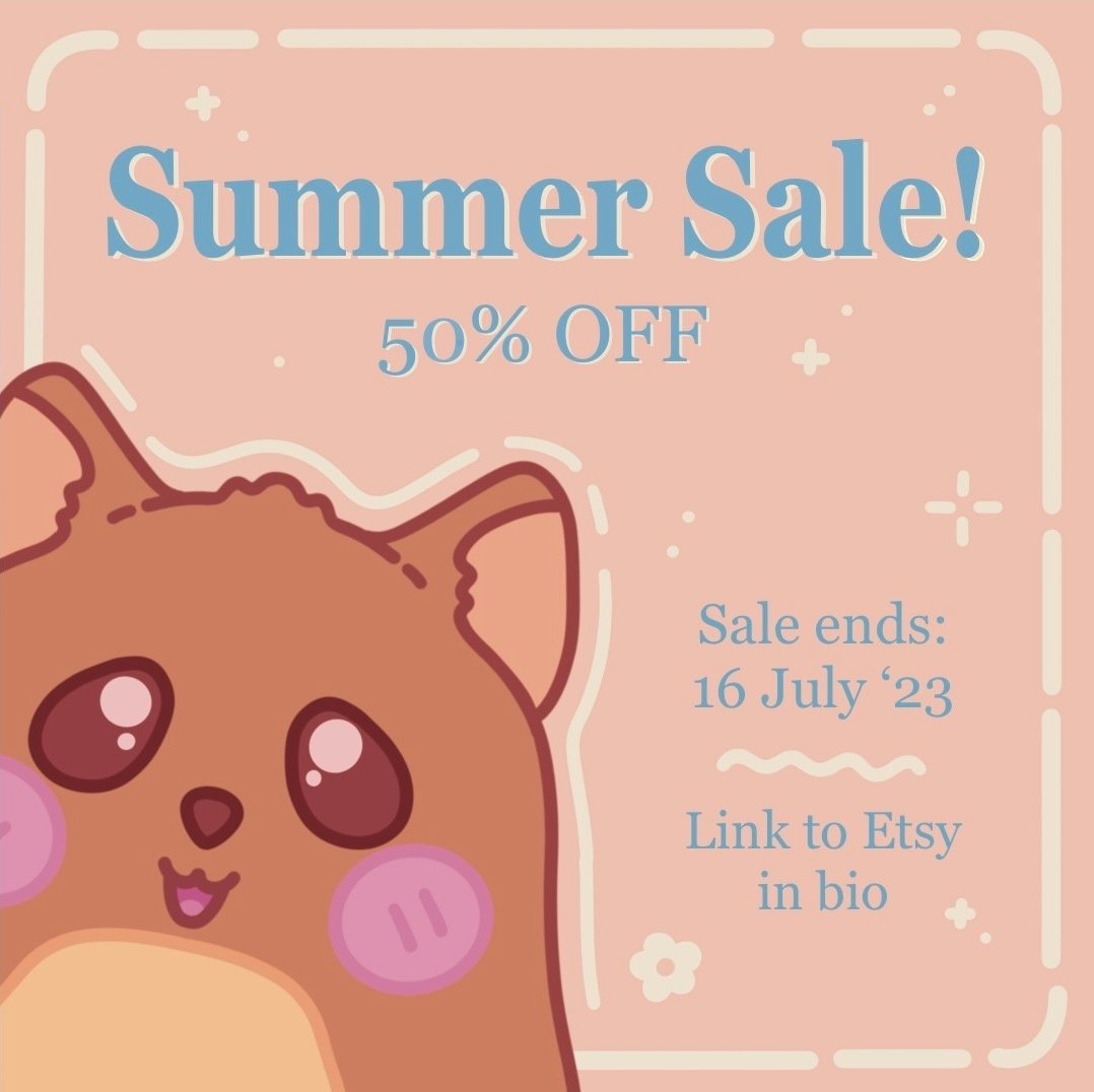 RFruitjam's tweet photo. Summer Sale! 50% off selected items on my Etsy store. https://t.co/8m2iVdr1CA https://t.co/ewctfehtEl