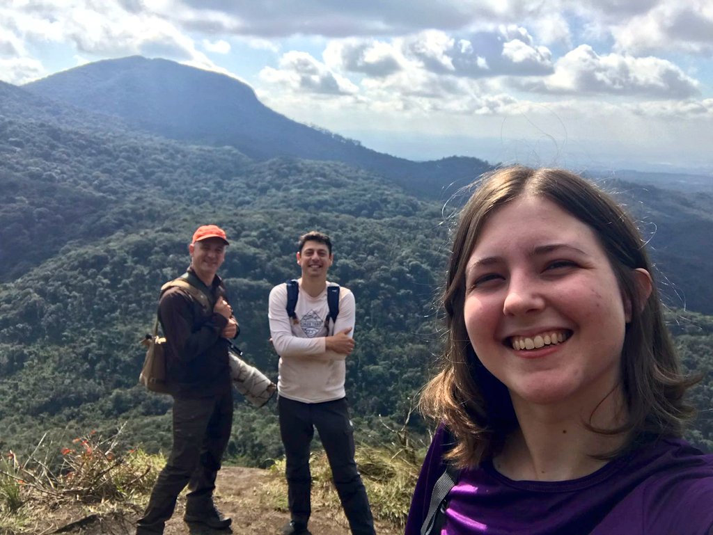 In the field trip and we didn't expect to climb a mountain #biodiversity
