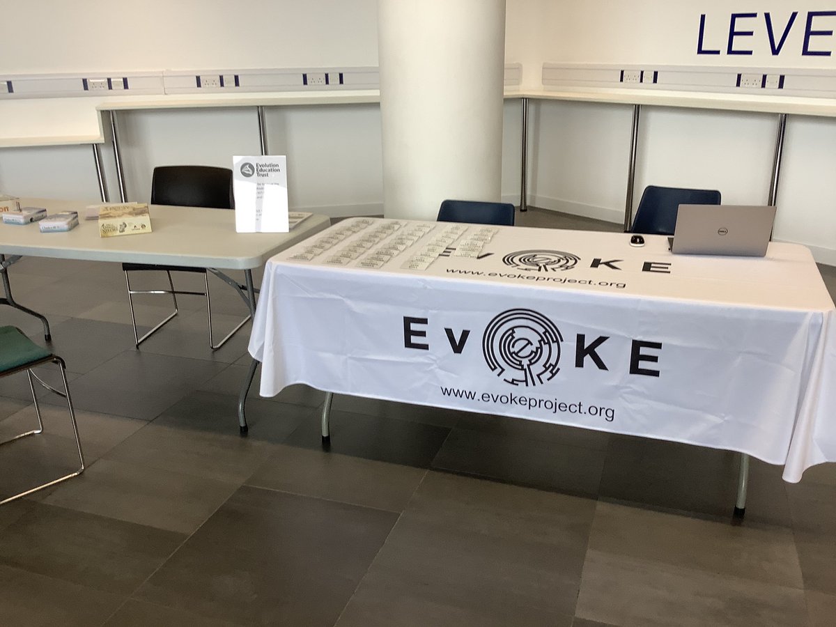<a href="/EvoKE_Project/">EvoKE</a> Ready and waiting for EvoKE 2023 to begin at the <a href="/UniofBath/">University of Bath</a>. @EETrustUK <a href="/MilnerCentre/">Milner Centre for Evolution</a>