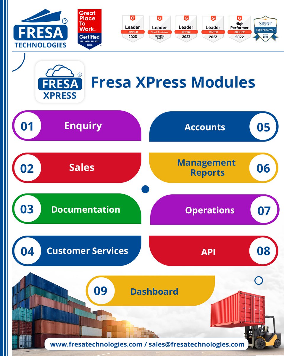 fresatechnology's tweet photo. Fresa XPress Modules
1.Enquiry
2.Sales
3.Documentation
4.Customer Services
5.Accounts
6. Management Reports
7.Operations
8.API
9.Dashboard
#fresa #FresaXPress #ManagementReports #Operations #Dashboard https://t.co/J79wdPrSGj