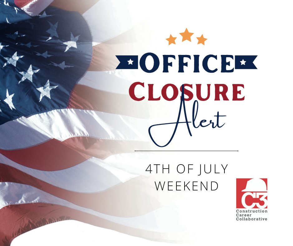 C3's offices will be closed on Monday, July 3rd, and Tuesday, July 4th, and will reopen for regular business hours on Wednesday, July 5th.