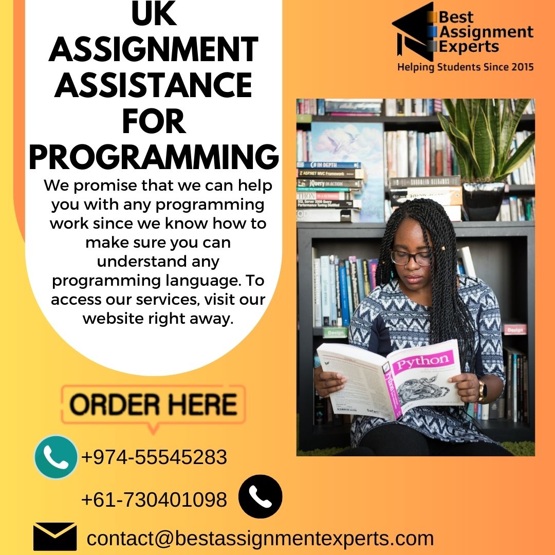 Are you looking for UK specialists to help with programming assignments? Fear not, as the greatest assignment professionals have just launched our programming assignment help in the UK. #assignmentexperts #programmingassignment #programmingassignmenthelp