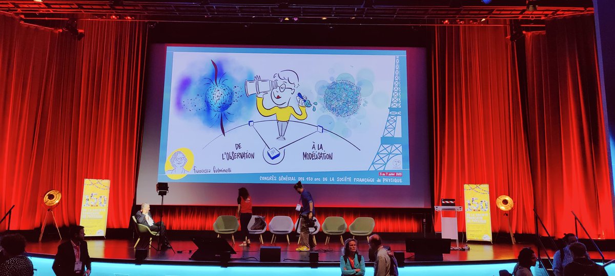 En direct du congrès des 150 ans de <a href="/SFP_officiel/">Société Française de Physique</a> à <a href="/citedessciences/">Cité des sciences et de l'industrie</a> ! Live sketching toute cette semaine ✍️