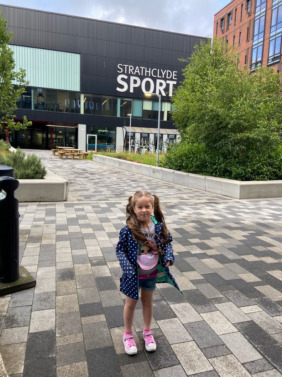 Tamlyn @StrathCEP  very own life coach is away to Kings Camp Summer Camp @StrathSport @UniStrathclyde today! Hope she has lots of fun making new friends.