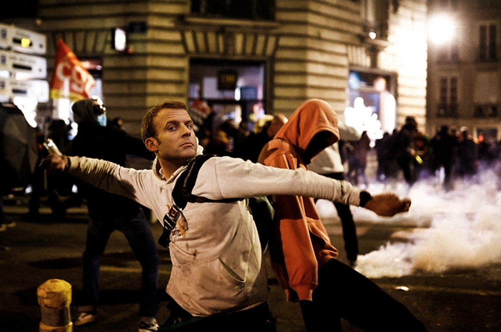 Шестая ночь протестов во Франции, всё без перемен.